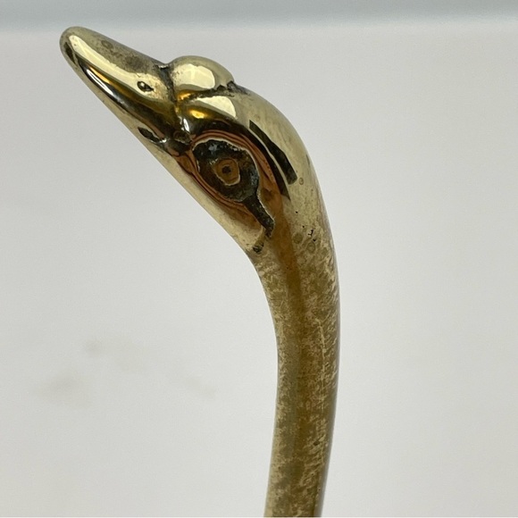 BRASS Miniature Swan - Picture 5 of 8